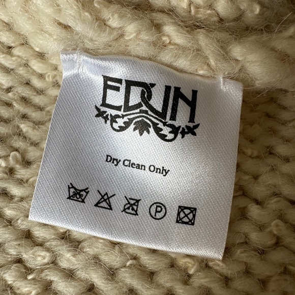 EDUN Alpaca Knit Shrug Cardigan. Size Small. - Picture 4 of 5